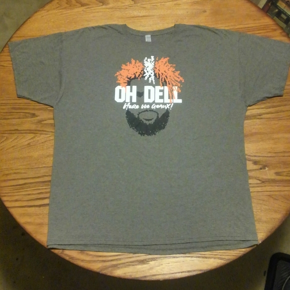 🏈 🐶 Cleveland Browns Odell Beckham Jr Shirt 2XL XXL NFL Oh Dell Here We Geaux - Picture 2 of 9